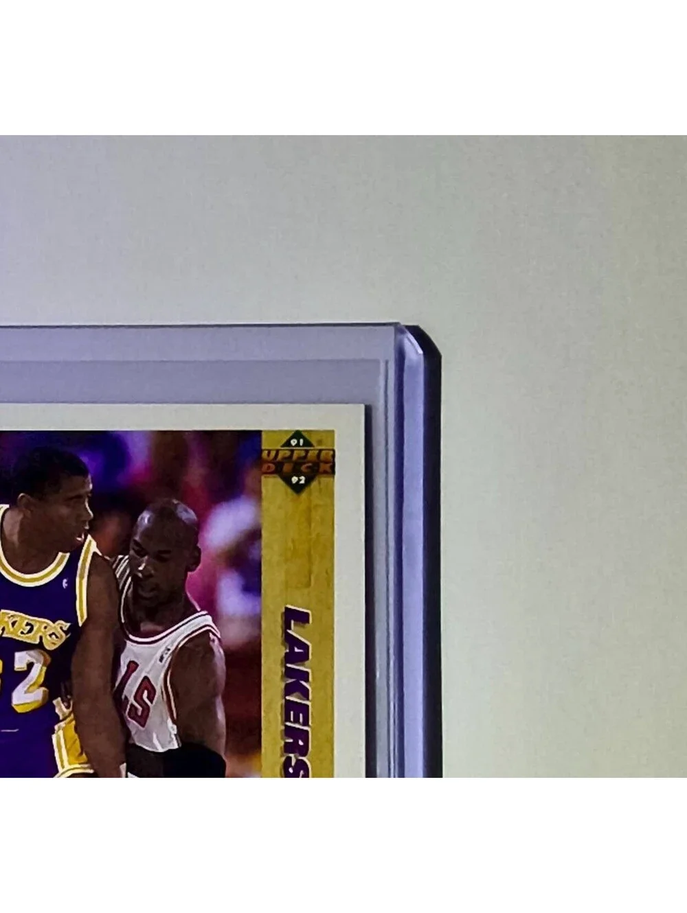 Magic Johnson Michael Jordan 1991-92 Upper Deck #34 Basketball Card Bulls